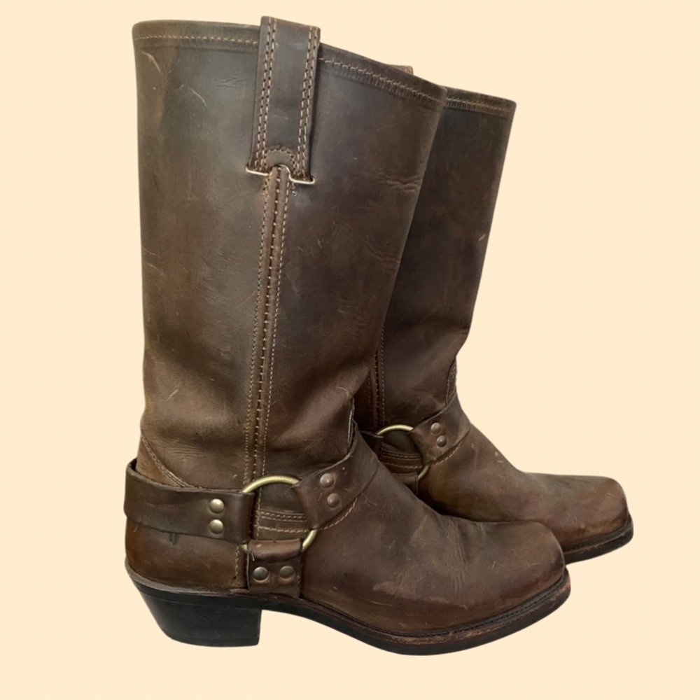 Frye Harness Boots Size 9